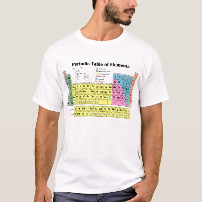 Tableau périodique du T-shirt d'éléments (Devant)