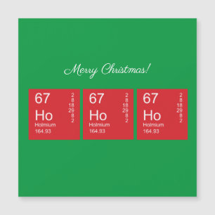 Tableau périodique personnalisable rouge et vert H