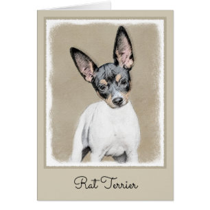 Tableau Rat Terrier - Cute Original Chien Art