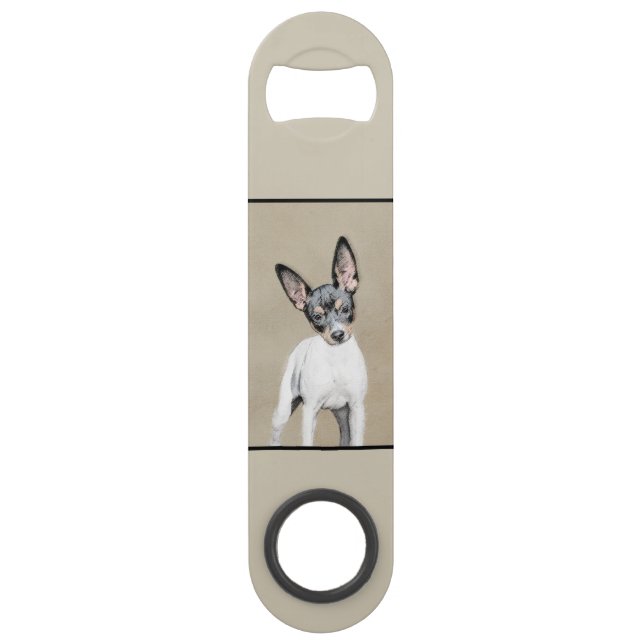 Tableau Rat Terrier - Cute Original Chien Art (Devant)