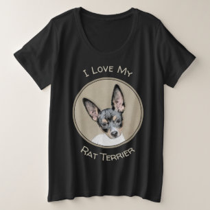 Tableau Rat Terrier - Cute Original Chien Art
