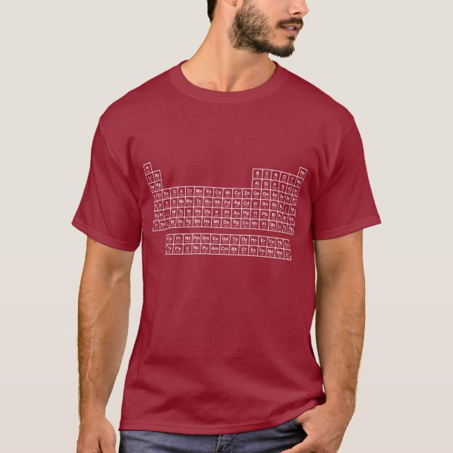 Tableau T-shirt périodique (Devant)