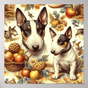 Tableau vintage Bull Terrier