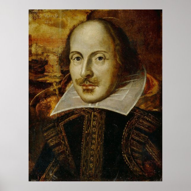 Tableau vintage de William Shakespeare (Devant)