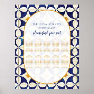 Tableau vintage des sièges Mariages portugais