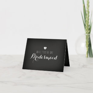 Tableau vous serez ma carte de demoiselle