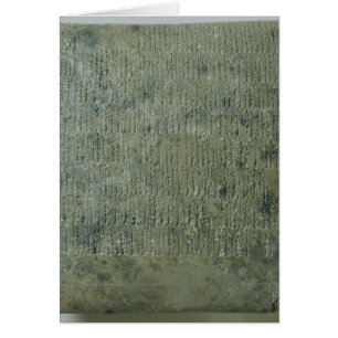 Tablet avec script cuneiform