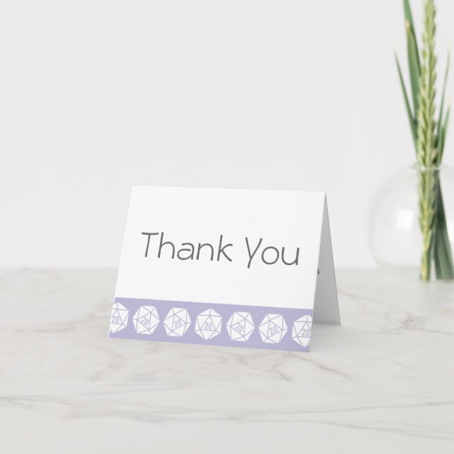 Tabletop Chic dans le Carte de remerciements Laven (Devant)