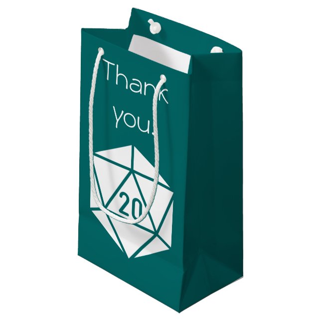 Tabletop Chic dans le sac cadeau Turquoise (Devant Angle)