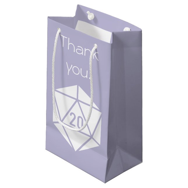 Tabletop Chic dans Sac cadeau Lavender (Devant Angle)