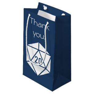 Tabletop Chic dans un sac cadeau marine