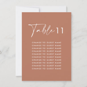 Tablette en terre cuite moderne mariage