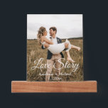 Tablette Pour Photos histoire d'amour calligraphie blanche, photo maria<br><div class="desc">histoire d'amour élégante calligraphie blanche,  photo mariage Photo Ledge</div>