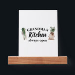 Tablette Pour Photos Modern Grandma's Kitchen Is Always Open Best Gift<br><div class="desc">Modern Grandma's Kitchen Is Always Open Best Gift</div>