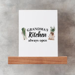 Tablette Pour Photos Modern Grandma's Kitchen Is Always Open Best Gift<br><div class="desc">Modern Grandma's Kitchen Is Always Open Best Gift</div>