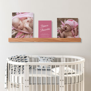 Tablette Pour Photos Photo personnalisée Baby Plaque Nursery Nouveau-né