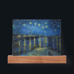 Tablette Pour Photos Vincent van Gogh - Nuit étoilée sur le Rhône<br><div class="desc">Nuit étoilée sur le Rhône / Nuit étoilée sur le Rhône - Vincent van Gogh,  Huile sur toile,  1888,  Arles</div>