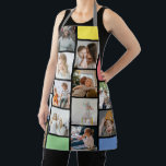 Tablier 13 garde-mémoire photo tendance<br><div class="desc">Ce collage photo branché de 13 photos sur tablier imprimé est le cadeau parfait pour quelqu'un qui aime cuisiner!</div>