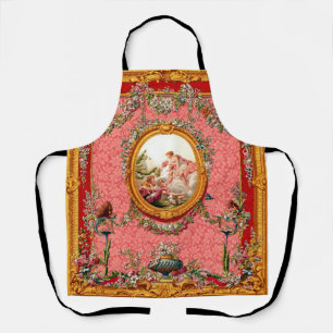 Tablier 17e siècle imprimer baroque famille heureuse