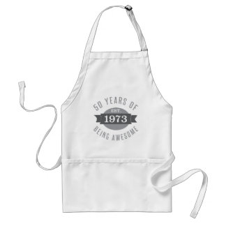 Tablier 1973 Magnifique 50e anniversaire