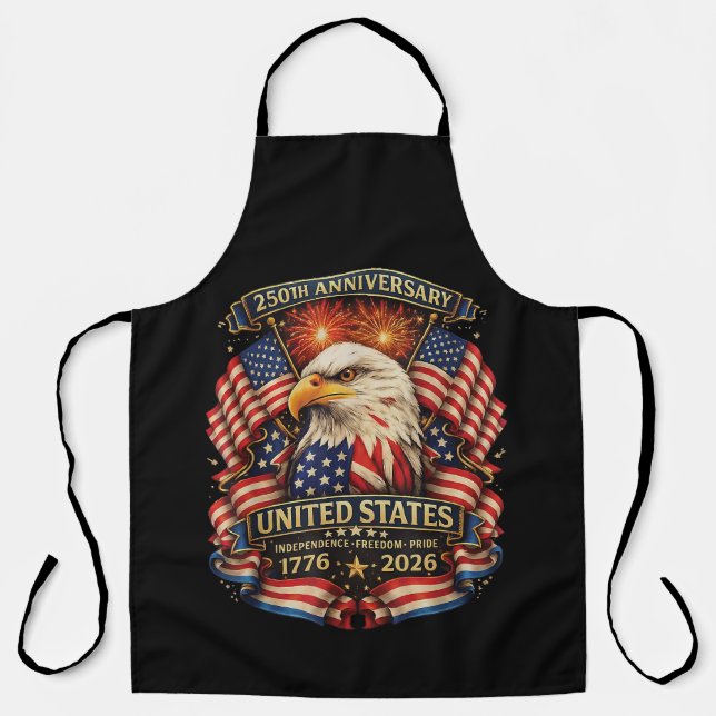 Tablier 250e anniversaire de l'indépendance des États-Unis (Recto)