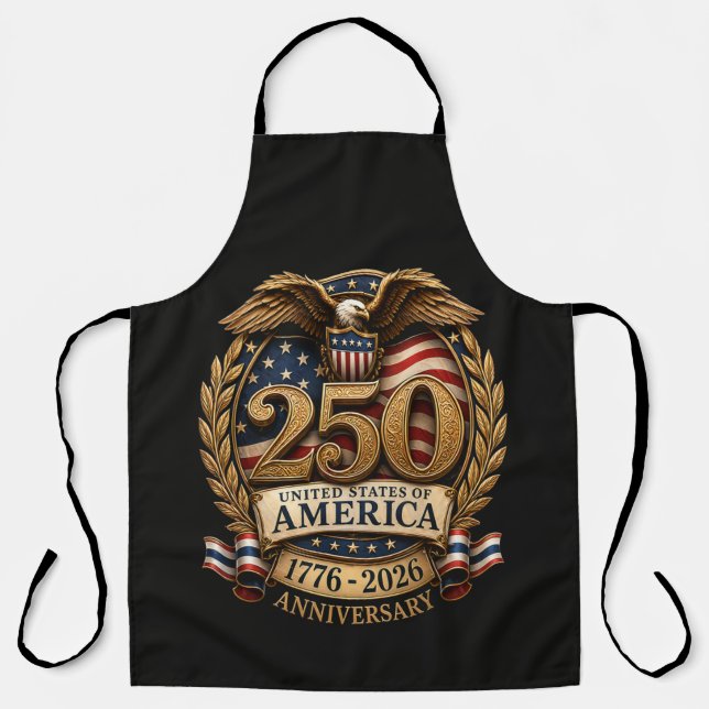 Tablier 250e anniversaire des États-Unis d'Amérique (Recto)