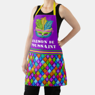 Tablier 2ème version Mardi Gras Carnivale Apron