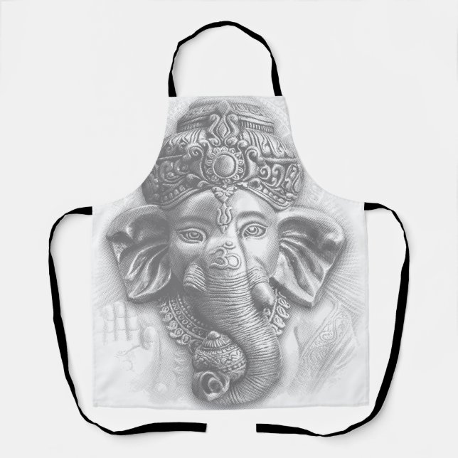 Tablier 3d Seigneur Ganesha - Om (Recto)
