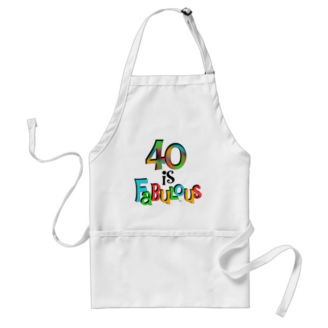 Tablier 40 est Fabuleux T-shirts et cadeaux d'anniversaire (Devant)