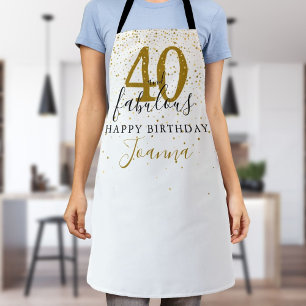 Tablier 40 et fabuleux anniversaire Elegant Gold et Black