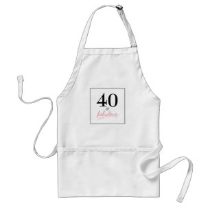 Tablier 40 et fabuleux fête d'anniversaire Apron