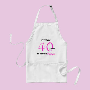 Tablier 40e anniversaire Cadeaux Apron - Drôle