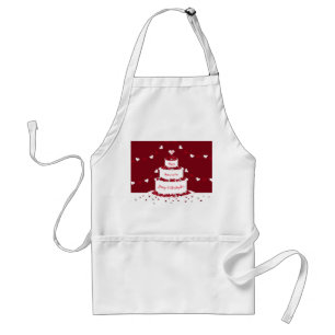 Tablier 40e anniversaire de rubis mariage conception de gâ