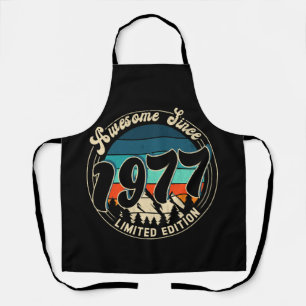 Tablier 45 ans Vintage 45 ans Anniversaire 1977
