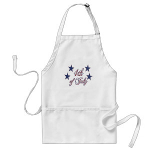 Tablier 4 juillet Red White et Blue Stars et Stripes