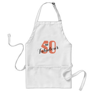Tablier 50 ans et Fabuleux Coral Fête d'anniversaire 50 an