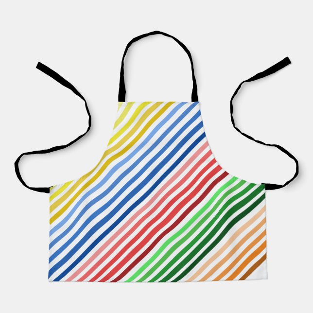 Tablier - 5 groupes de lignes colorées (Recto)