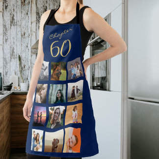 Tablier 60e anniversaire Blue Gold