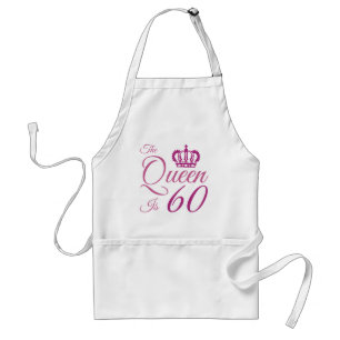 Tablier 60e anniversaire Reine