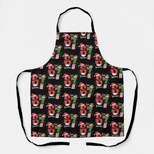 Tablier 67 Mème Six Sept Elfe Chapeau de Noël Santa