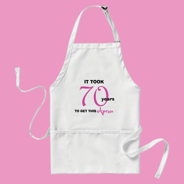 Tablier 70e anniversaire Cadeaux amusant Apron (Créateur téléchargé)