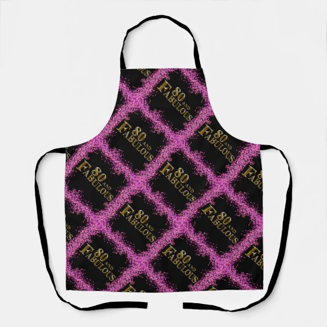 Tablier 80e anniversaire (Recto)