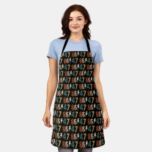 Tablier 8647 Anti Trump Retro Vintage 80s Rock Style