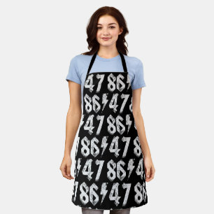 Tablier 8647 Anti Trump Retro Vintage 80s Rock Style