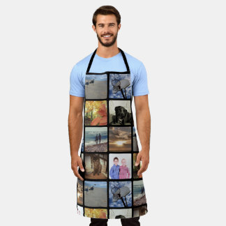 Tablier 8 Collage de photos - BQ de cadeaux pour conservat