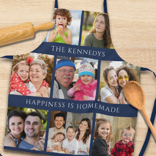 Tablier 8 Collage de photos de famille Happiness Is Homema