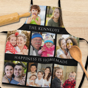 Tablier 8 Collage de photos de famille Happiness Is Homema