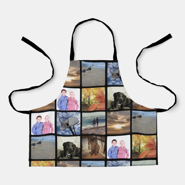 Tablier 8 Photo Collage de couleur complète Keepsaké Cadea (Recto)