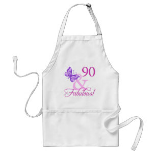 Tablier 90 Et Cadeaux Fabuleux Anniversaires (Plum)