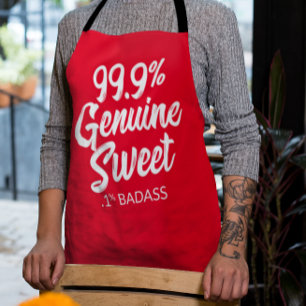 Tablier 99,9% Véritable Apron Doux .1% Badass